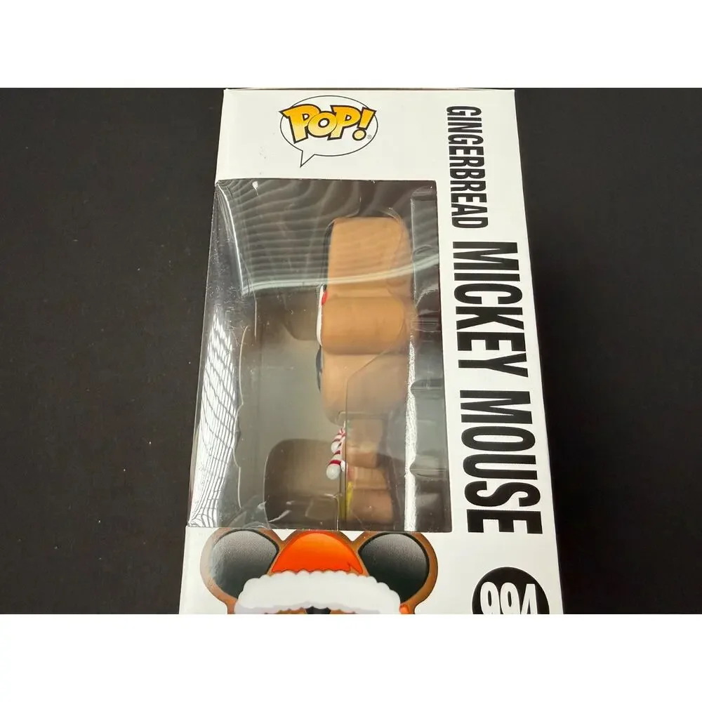 Funko Pop Gingerbread Mickey 994 & Minnie Mouse 995 Set Funko Shop Exclusive NEW